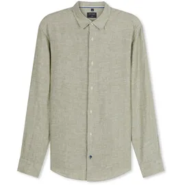 Olymp Langarmhemd Regular Fit Oliv XL