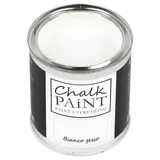 Chalk Paint Everything® Bianco Gesso Kreidefarbe Wasserbasis für Alle Oberflächen einfach zu verarbeiten ohne schlechten Geruch - Chalk Paint Extra Matt (250 ml)