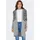Only Strickjacke "ONLJADE ANIMAL LS CARDIGAN CC KNT", Damen, Gr. S, grau (light grau melange pattern:leo, dunkelgrau melange), Strick, Obermaterial: 81% Polyacryl, 19% Polyester, gemustert, regular fit Po-bedeckend, V-Ausschnitt, Strickjacken Strickjacke