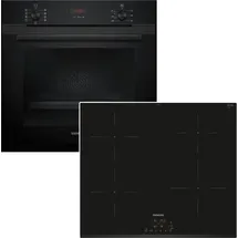 Siemens Backofenset Teleskopauszug 3D Heissluft EcoClean Induktion PowerBoost