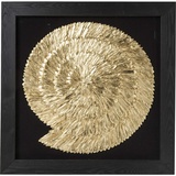 Kare Deko Rahmen Golden Snail 120x120cm