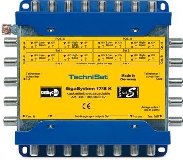 Preisvergleich Produktbild TechniSat GigaSystem 17/8 K