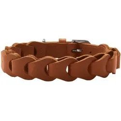 Hunter Halsband Solid Education Chain cognac 50 cm