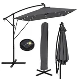 ML DESIGN modern living Ampelschirm Ø 330 cm Anthrazit