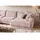 KAWOLA Wohnlandschaft U-Form Madeline Cord Longchair rechts rosa