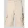 JACK & JONES Regular Fit Cargoshorts mit Gürtelschlaufen Modell 'COLE BARKLEY', Offwhite, S