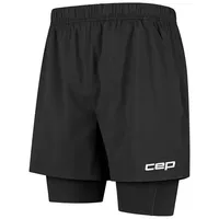 CEP Herren Core Run 2in1 Short schwarz