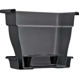 Buri XL Pflanzkübel Blumentopf 48x48cm Wasserspeicher Pflanztopf Blumenkübel 33 Liter Anthrazit