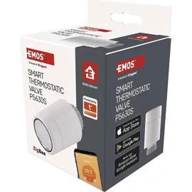 EMOS GoSmart Heizkörperthermostat mit App Weiß