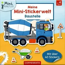 COPPENRATH 95228 Meine Mini-Stickerwelt - Baustelle (Mini-Künstler)