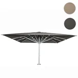 Mendler Gastronomie-Luxus-Sonnenschirm HWC-D20b, XXL-Schirm Marktschirm, 5x5m (Ø7,2m) Polyester/Alu 87kg - anthrazit