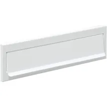 ARREGUI c600 C603 Briefeinwurf aus Stahl, 248 x 73 mm, Weiß, 7,3 x 24,8 cm