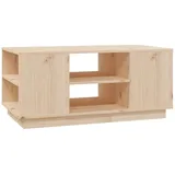 vidaXL Couchtisch 90x49x40,5 cm Massivholz Kiefer