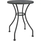vidaXL Gartentisch Ø60 x 72 cm Anthrazit