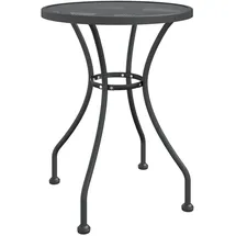 vidaXL Gartentisch Ø60 x 72 cm Anthrazit