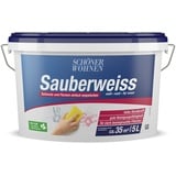 Schöner Wohnen Wandfarbe Sauberweiss matt für Innen 5 L