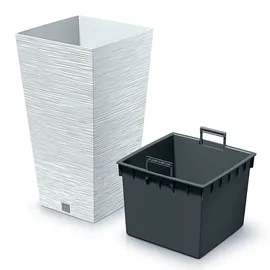 Prosperplast Furu SQUARE 39,5 x 39,5 x 75,5 cm Weiß