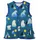 Toby Tiger Wende-Weste in Beige/ Blau | Gr.: 86