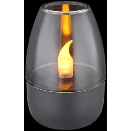 GLOBO 36703 Solarleuchte Edelstahl grau dunkel, LED