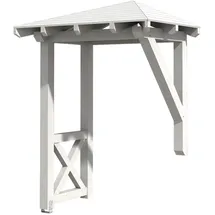 SKANHOLZ Vordach Wesel 3 188 x 126 cm weiß