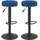 vidaXL Barhocker drehbar 2 Stk. Blau
