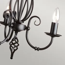 Elstead Lighting Artisan 3 E14 Hängelampe 36 cm schwarz