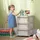 Homcom Schubladenschrank für Kinder 37 x 37 x 56,5 cm Kunststoff weiß