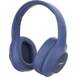 Nokia E-1200 Essential Wireless Kopfhörer, Over-Ear, mit Faltbarem Kopfbügel, Bluetooth 5.0 Kompatibel, 40 Stunden Spielzeit, Blau