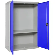 Proregal AMEGO Stahlschrank 90 x 80 x 40 cm Blau-Grau