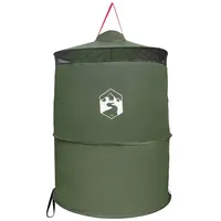 vidaXL Pop-up Toilette Zelt mit Aufhängeseil Grün 97 x 126 cm,