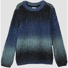 s.Oliver Grobstrick-Pullover mit Farbverlauf - blau|mehrfarbig - 92/98
