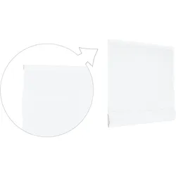 KS Handel 24 Basic Raffrollo Faltrollo 70x175 cm Weiss Raffgardine