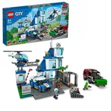LEGO City 60316 Polizeistation mit Polizeiauto, Polizei-Spielzeug