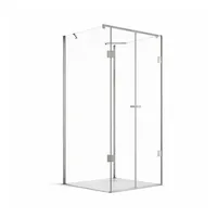 Buylando Emma Komplettdusche 90 x 75 cm transparent/Glas 8mm Duschwanne