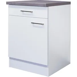 Flex-Well Unterschrank Kopenhagen 60 x 86 x 60 cm Weiß