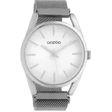 Oozoo Armbanduhr Timepieces Analog Metall silber UOC10693 - Silber