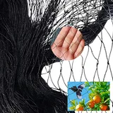 IKIJM Vogelschutznetz teichnetz feinmaschig engmaschig: schwarz vogelnetz geflügelnetz 15 x15m obstbaumnetz 2.5 x 2.5cm