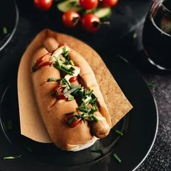 500x Papierbeutel braun ohne Druck für Hotdogs 19 x 10 cm