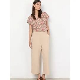 Soyaconcept Schlupfhose »SC-SIHAM 36« Sommerhose, bequeme Culotte in 7/8 Länge und lässiger Passform Gr. S, N-Gr, sand, Obermaterial: 95% Polyester, 5% Elasthan, Hosen Chinohose