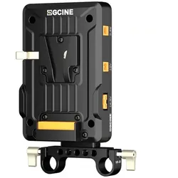 ZGCINE Neigbare V-Mount Platte auf 15mm Stangenhalterung