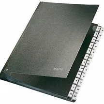 Leitz Pultordner DIN A4 24 Fächer Schwarz 1 St.