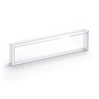 Wiltec Namensschild Abdeckung Briefkasten 69x17mm Ersatzteil Postkasten Schild