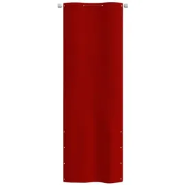 vidaXL Balkonverkleidung 80 x 240 cm Rot Polyester