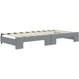 vidaXL Tagesbett 90 x 190 cm Hellgrau