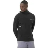 Salomon sense aero hybrid kapuzenoberteil schwarz herren - L