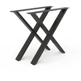 Vicco Tischbeine X-Form 70 x 72 x 8 cm