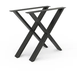 Vicco Tischbeine X-Form 70 x 72 x 8 cm