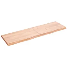 vidaXL Wandregal 140 x 40 x 4 cm Hellbraun