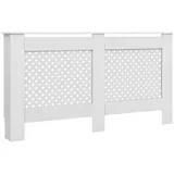 vidaXL Heizkörperverkleidungen 2 Stk. Weiß 152 x 19 x 81,5 cm MDF