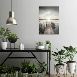 Reinders! Reinders Wandbild 50 x 70 cm Scandic Jetty Holz Blau